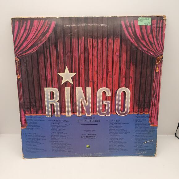 Ringo Starr Ringo Vinyl Record 1973 - Picture 2 of 7